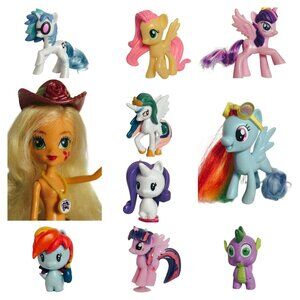 My Little Pony Equestria Girls 10-Piece Mini Figure Set Colorful Collectible Toy